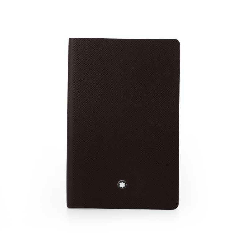 MMontblanc #148 Fine Stationery Line Leather Note Book Journal School Dark Brown