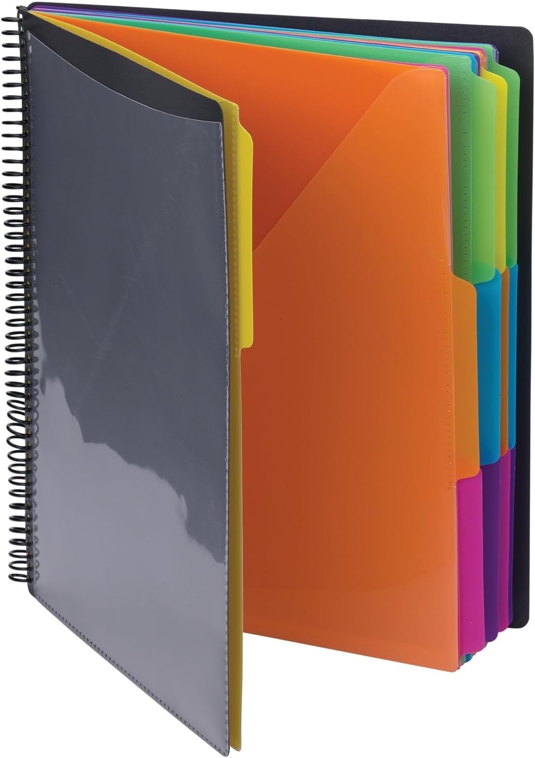 Durable Polypropylene Organizer with 24 Pockets for Paperwork Management