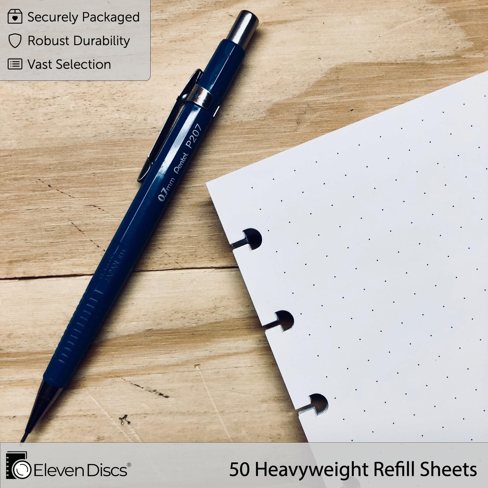 Classic Size Discbound Paper – Ruled/Lined Sheets – Premium 120gsm Heavyweigh…