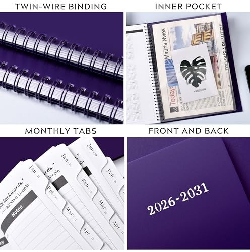 2026-2031 Monthly Planner/Monthly Calendar – 5 Year Planner from Jul. 2026 –