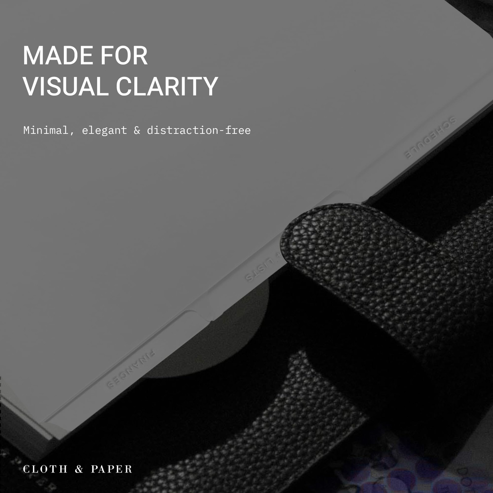 Cloth & Paper The Essentials Side Tab Planner Dividers | HP Classic Size 7″ x…