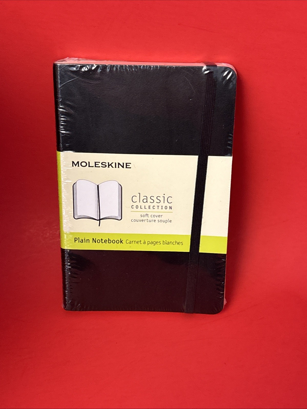 Moleskine Classic Pocket Soft Cover Notebook Black Plain 192 Pages (3.5×5.5″)