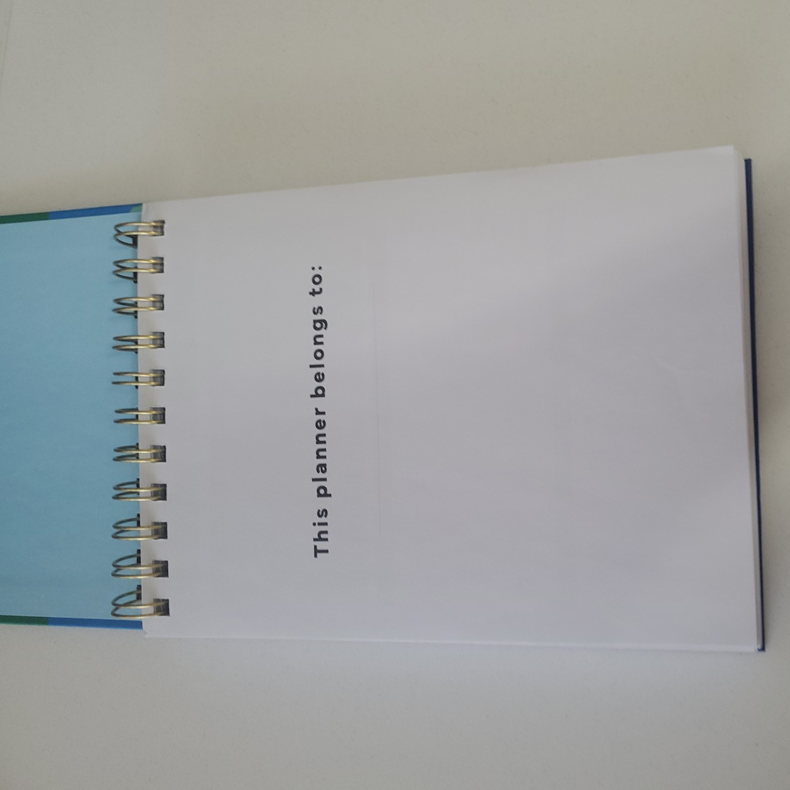 Multicolored Daily Planner Journal Notebook with Hourly Schedule