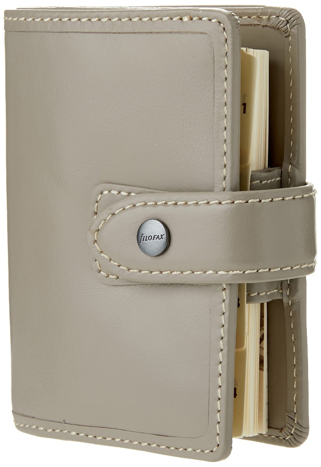 Filofax Malden Mini Planner, Stone, 022624 (Genuine Imported Product)