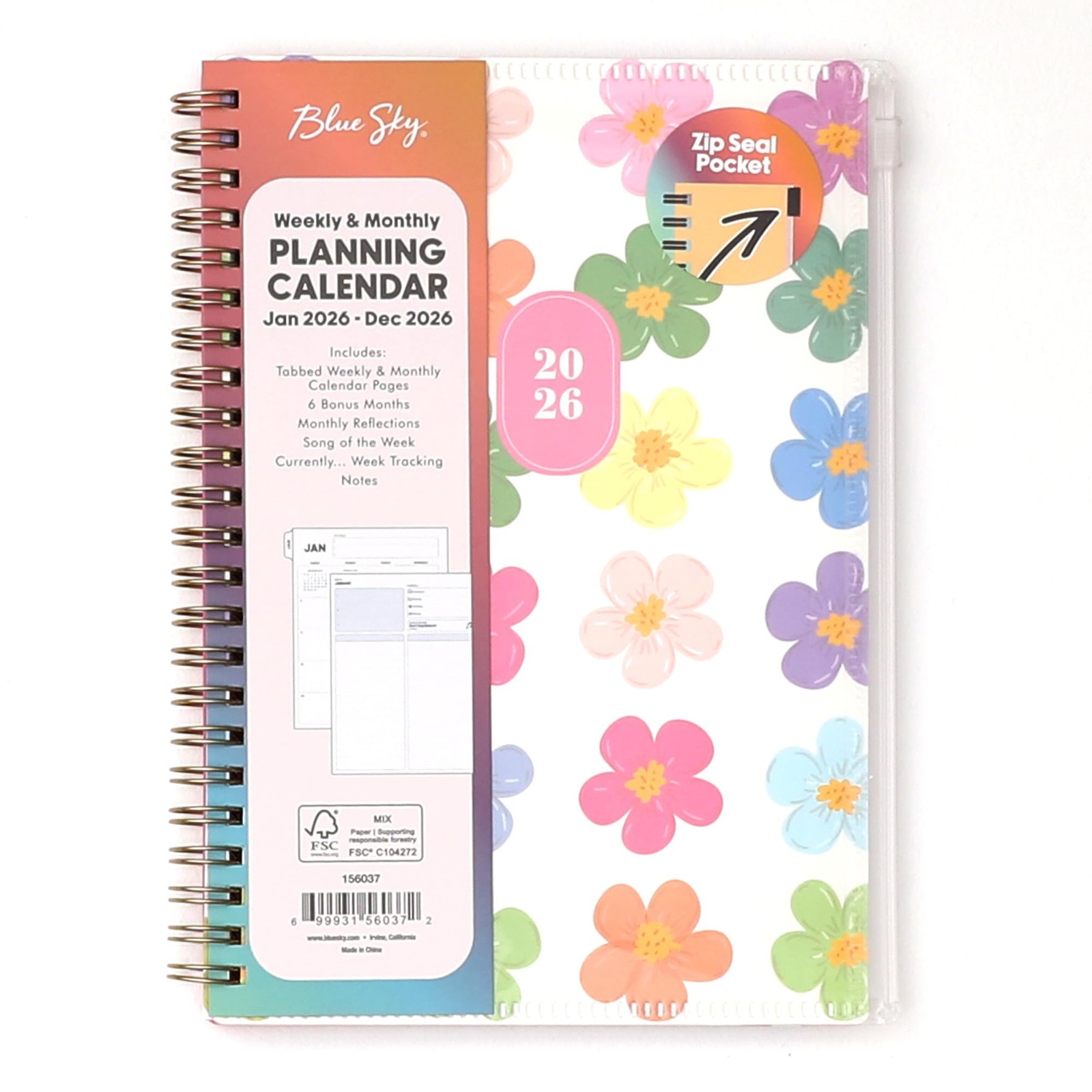 Gen Z 2026 Weekly and Monthly Planner Calendar, January 2026 – December 2026,…