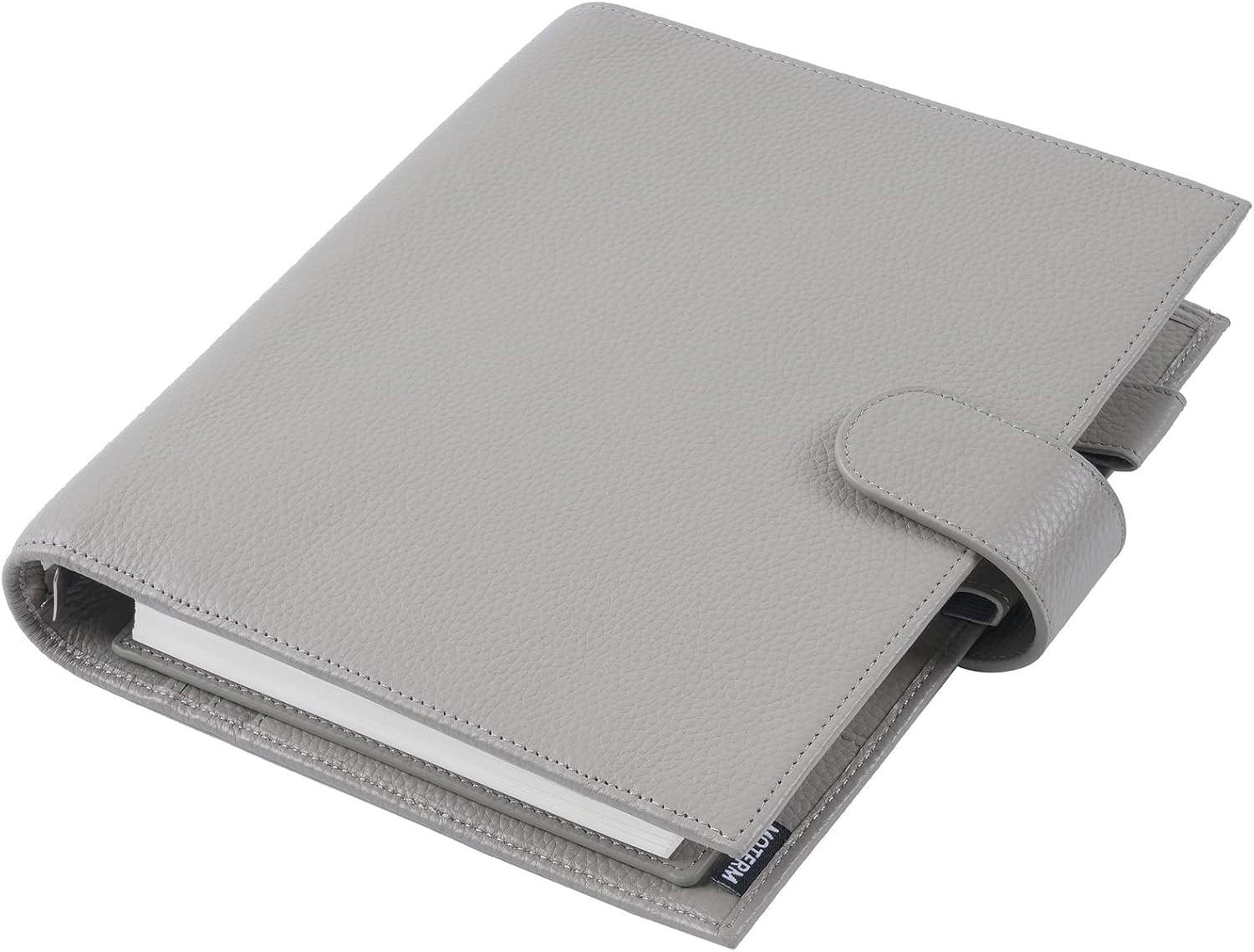 Elegant A5 Leather Planner – 30mm Rings & Multiple Card Slots for Professionals