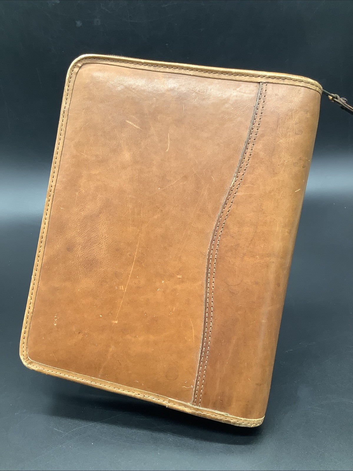 Day Timer – Genuine Leather Wallet Organizer – Nice Broken In Look