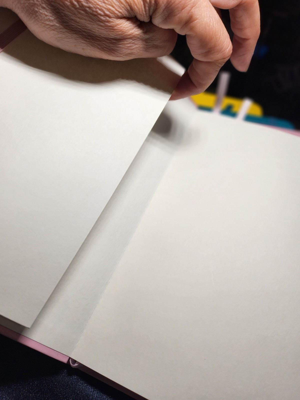 Hardbound Notebooks Journals Pocket Lined Elastic Closure Satin Book Mark School
