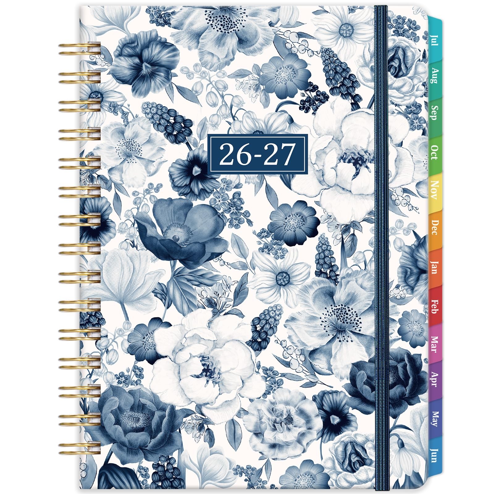 2026-2027 Planner – 6.4” x 8.5” Jul. 2026 – Jun. 2027, x 8.5”, Blue