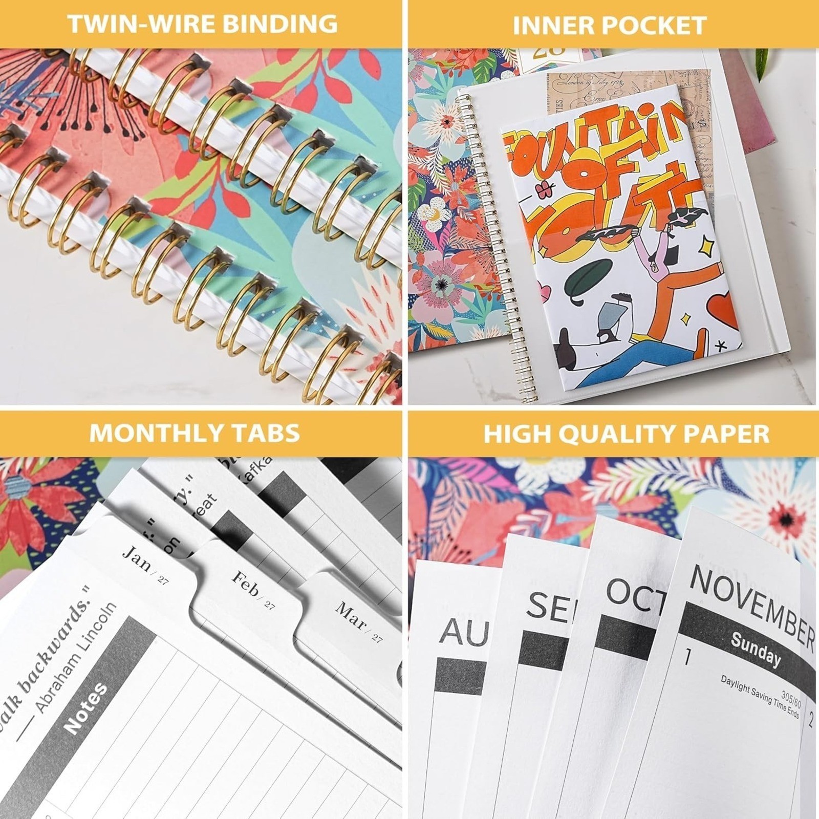 Monthly Planner 2026-2028 – 2 Year Planner 2026-2028, July 2026 – June 2028, 2 Y