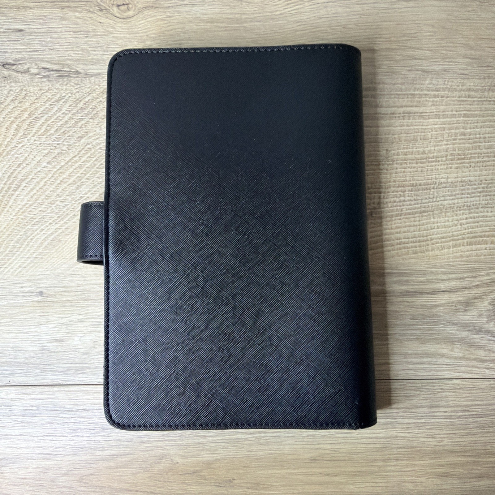 Notiq Portfolio Black MM1 Nomi Ringless Agenda Wallet Planner Cover Organizer