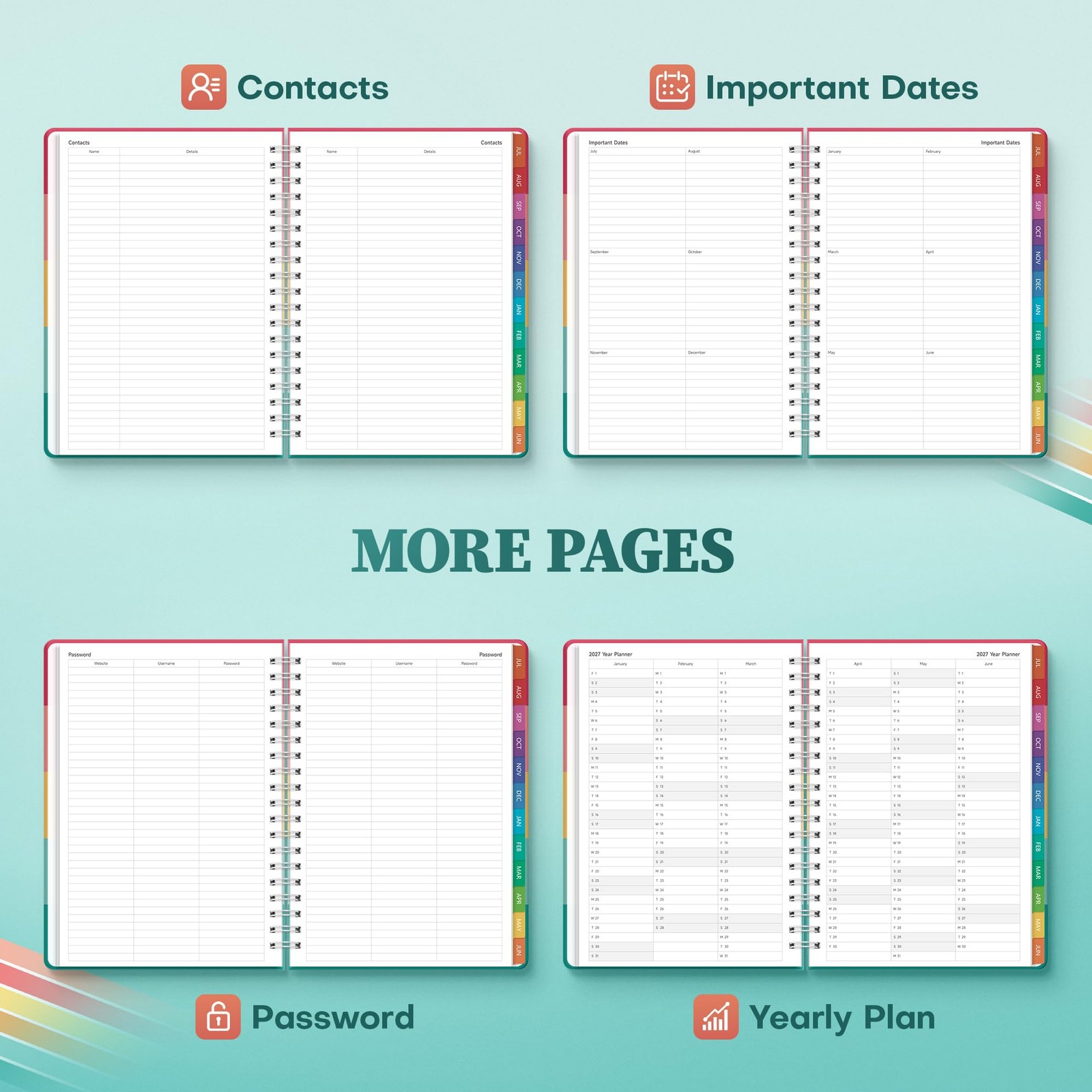 Planner 2026-2027 Monthly and Weekly Academic Planner July 2026 – June 2027, …