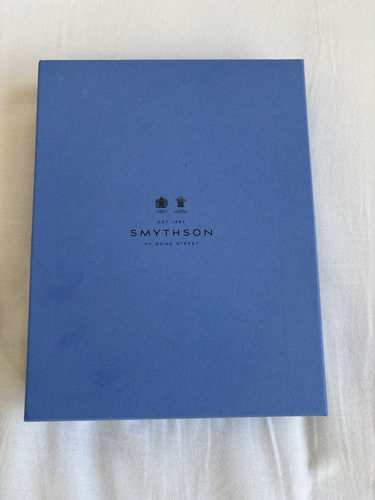 NIB Smythson of Bond Street Small Visitors Book in Pink Pebbled Leather Gilded