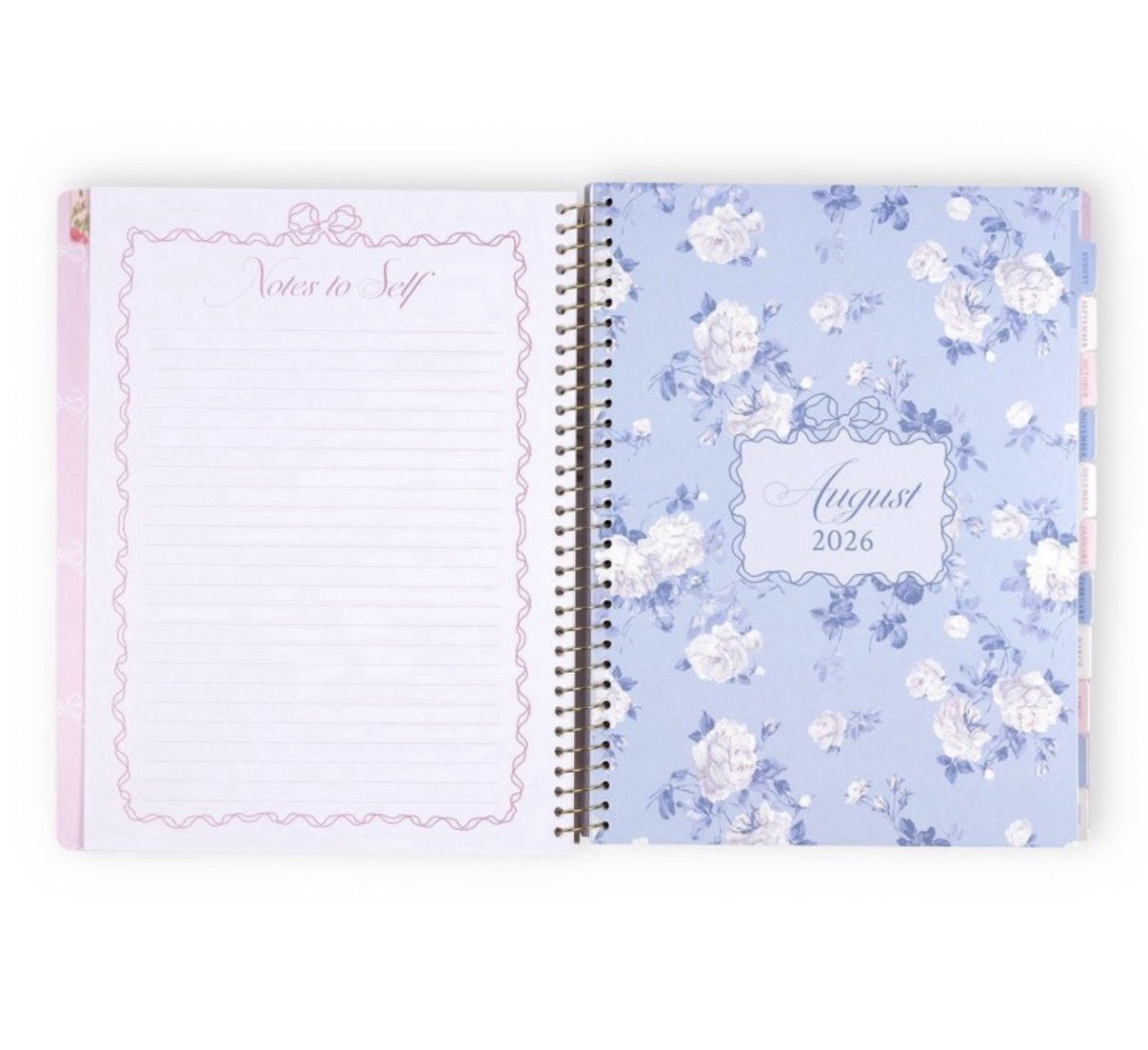 LoveShackFancy x Target – Yoobi Monthly and Weekly Planner 7″x 9″ – Coquette Bow