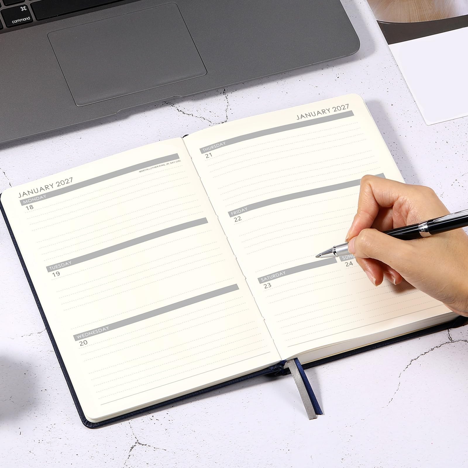 Planner 2026-2027 – Planner, JULY 2026 – JUNE 5.75″ X 8.25″, blue