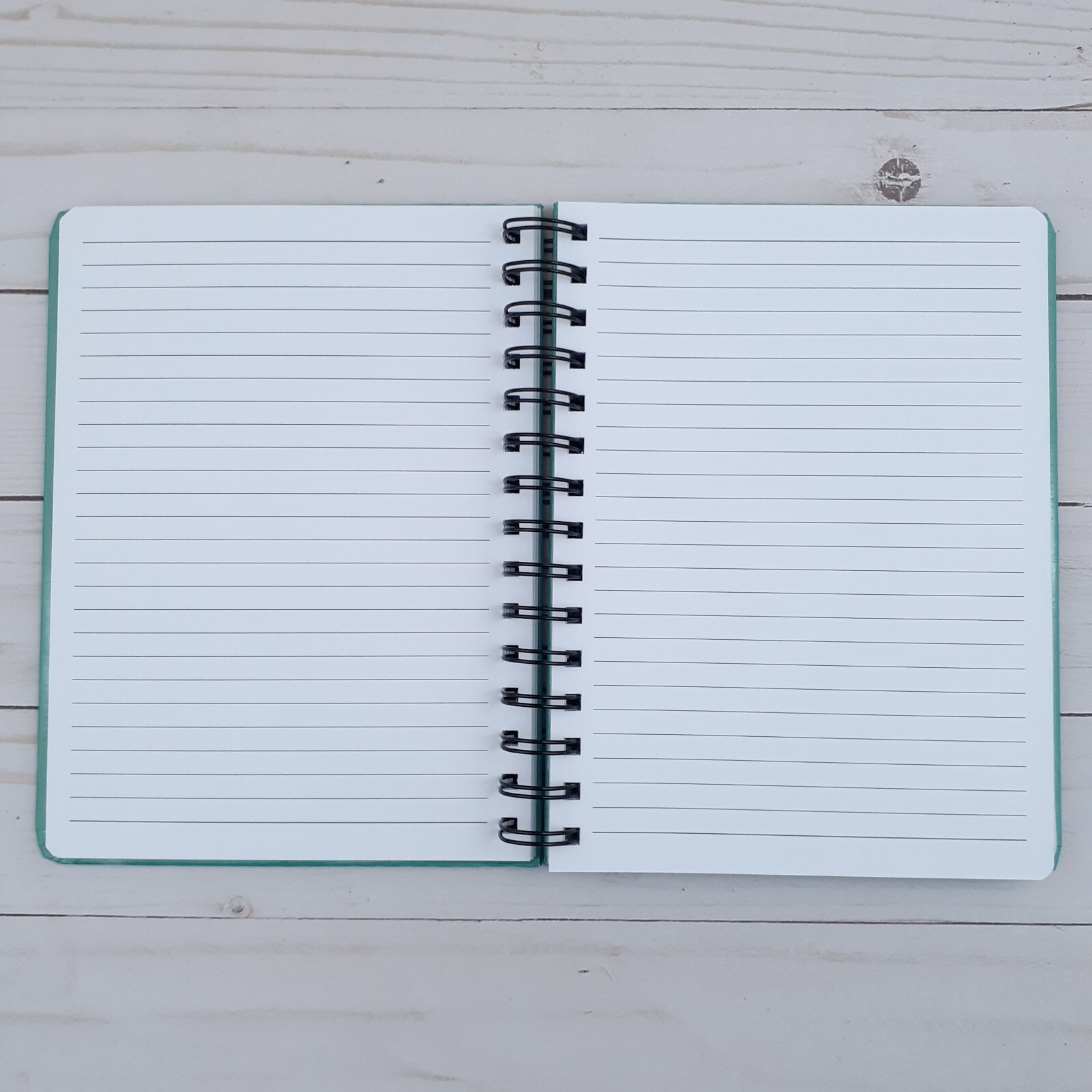 Journal Notepad Notebook Floral Flowers Lined Sheets 6×8 in Elastic Closure