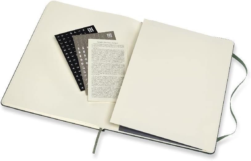 Moleskine PROPFNTB4HK19 X-Large Pro Hard Notebook, Forest Green X-Large Forest G