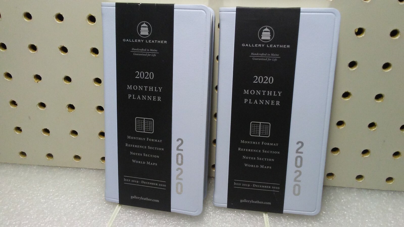 2x Gallery Leather Weekly Planner 2020     6.5″ X 3.5″ Pocket Size Blue