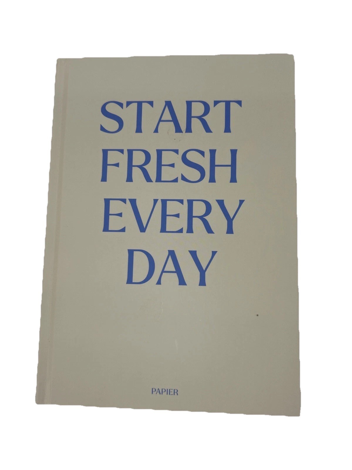 Papier Productivity Planner Start Fresh Every Day Blue Hardcover 16 Week Undated