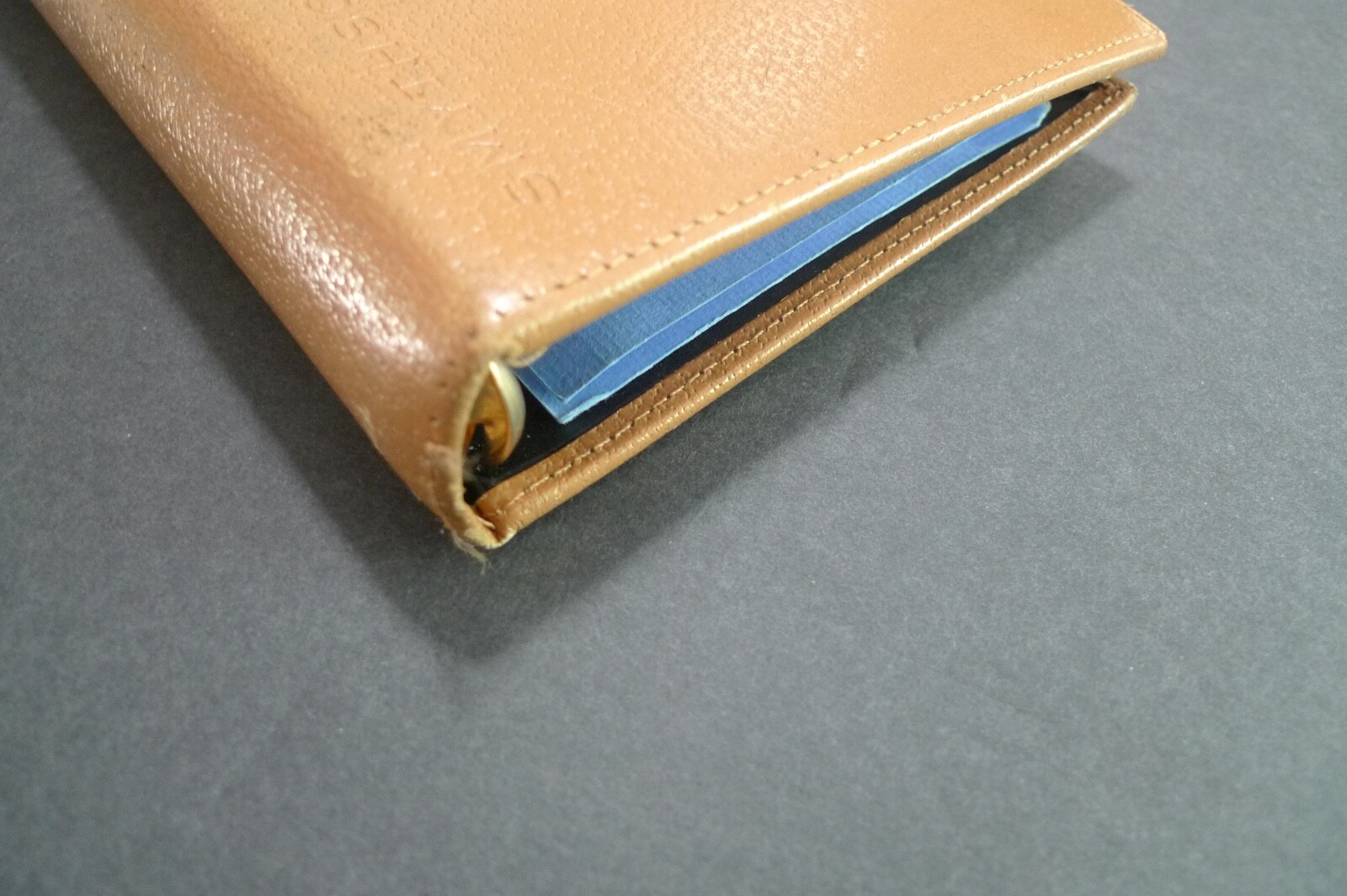 SMYTHSON OF BOND STREET – LEATHER PLANNER – WITH INSERTS – PERSONAL SIZE