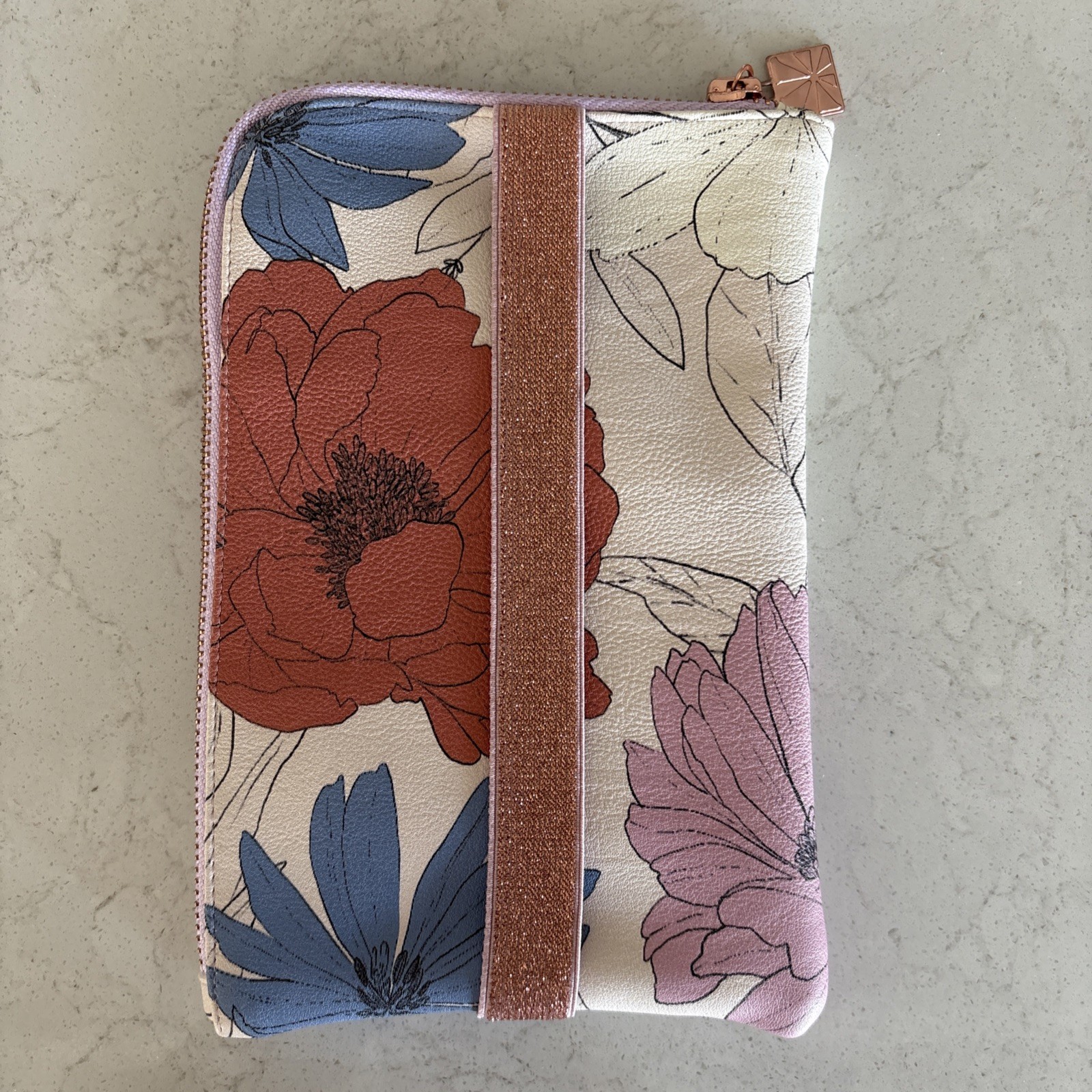 Erin Condren In Bloom Ultimate Planny Pack Pouch Elastic Band 5.25″ x 8″