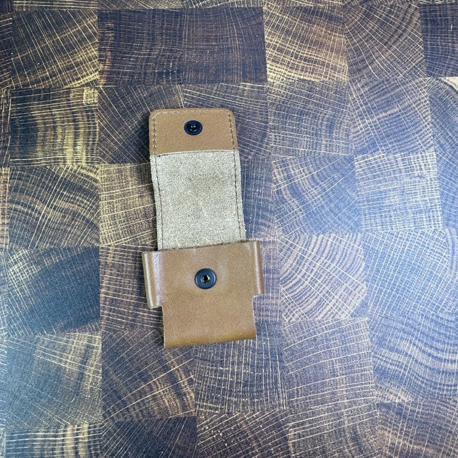 This Is Ground Mod Tablet 2 Leather Organizer Case Toffee Brown IPad Holder Vtg
