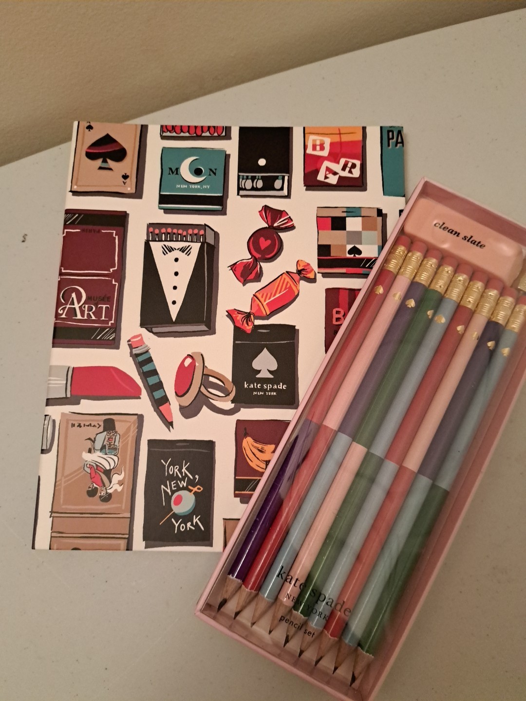 Kate SPADE Notebook And Pencil SET