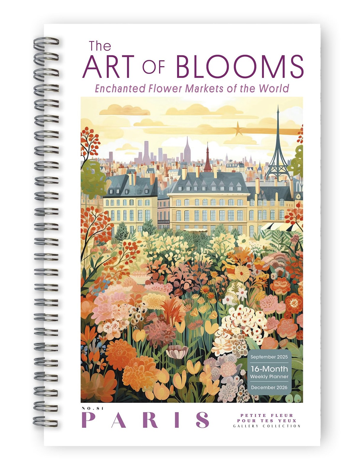 The Art of Blooms 2026 Weekly & 6 inches by 9 inches,