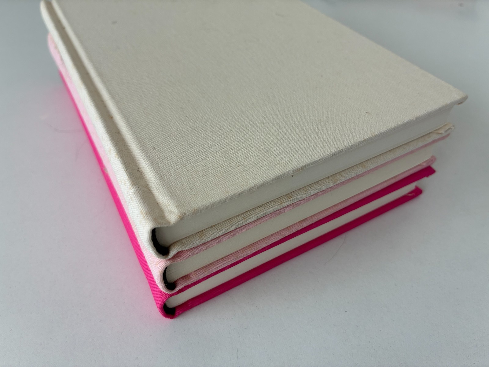 Hard cover Notebooks Plain Journals Sketchbooks Collection Set Of 3