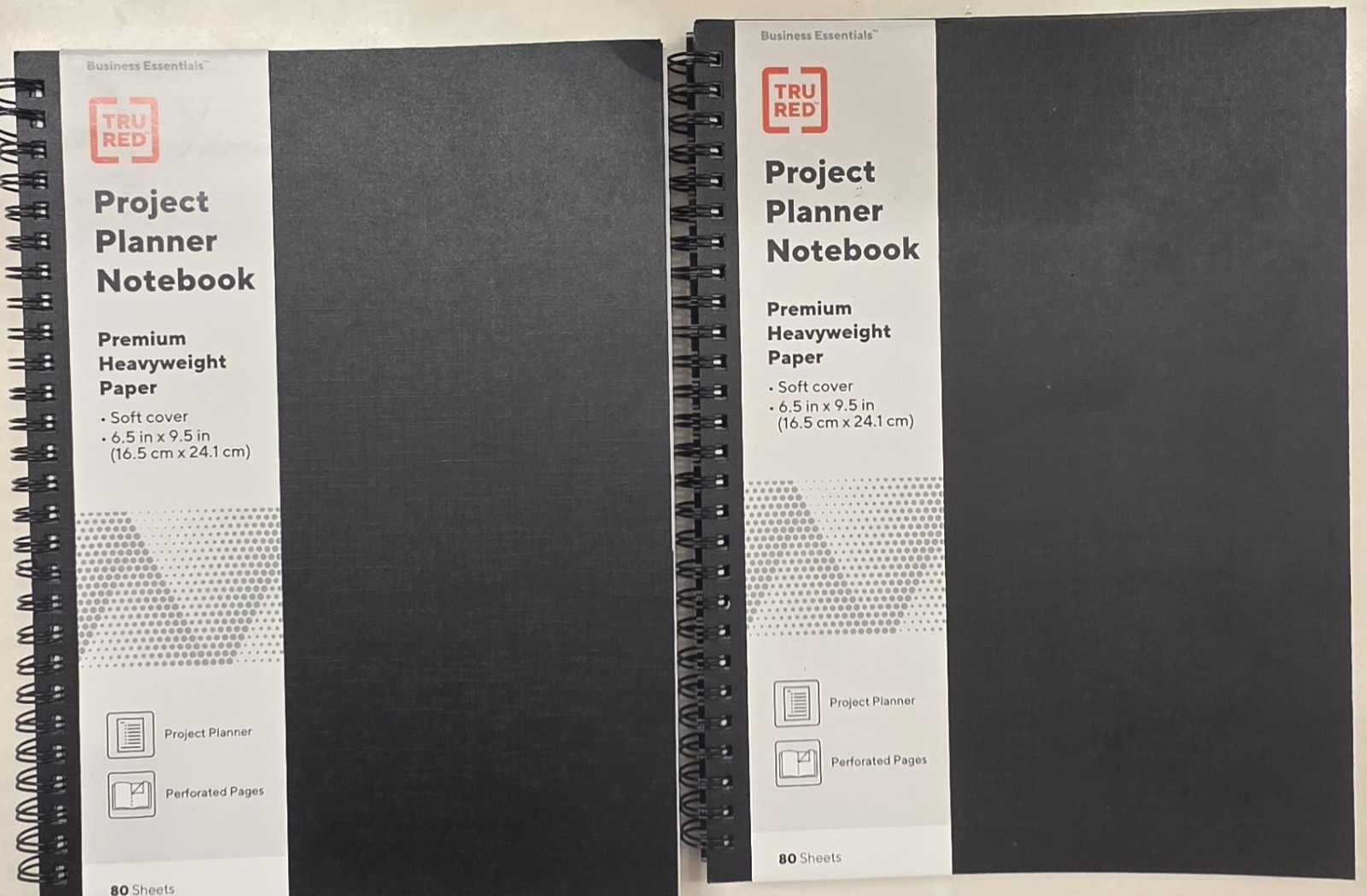Tru Red 2PK Black Planners