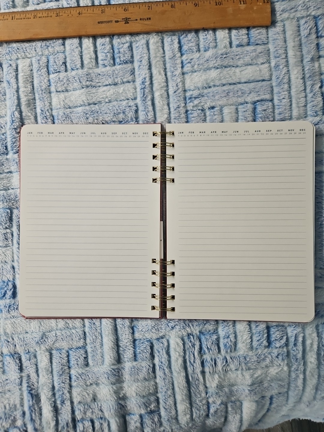 Altitude Split Wire Notebook Rose Gold Mauve Bamboo Paper Recycled Soy Based Ink