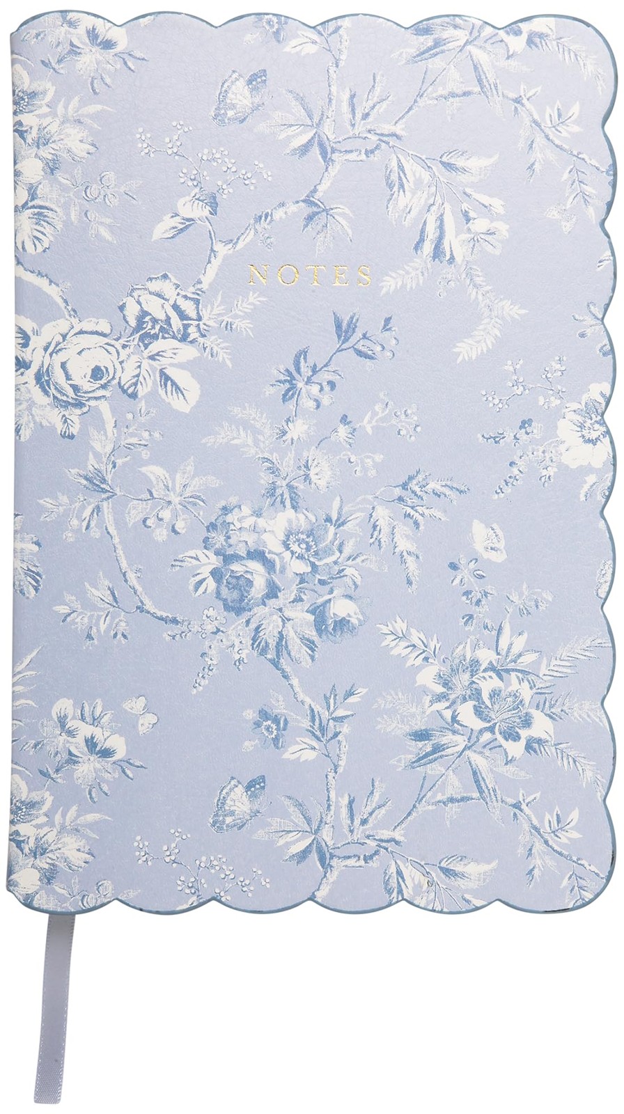 Laura Ashley Heirloom Cottage Journal – 6×8 Inch 6-x-8-Inches, Blue Floral