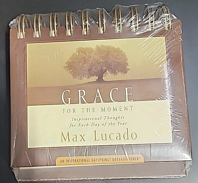DaySpring Perpetual Flip Calendar Max Lucado GRACE Daybrightener ANY YEAR!!! NEW