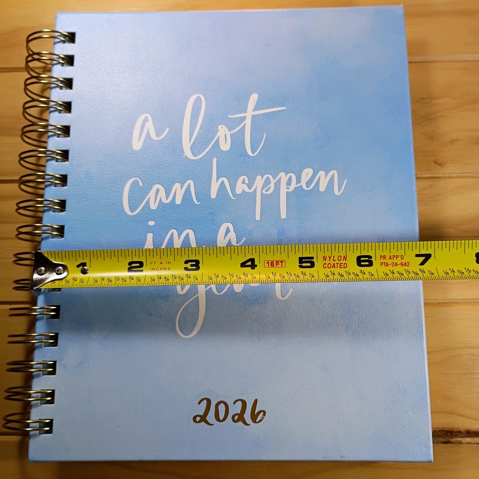 ÉCCOLO 2026, 12 Month Weekly Planner,Stickers, 7 In X 8 3/4 In. New.