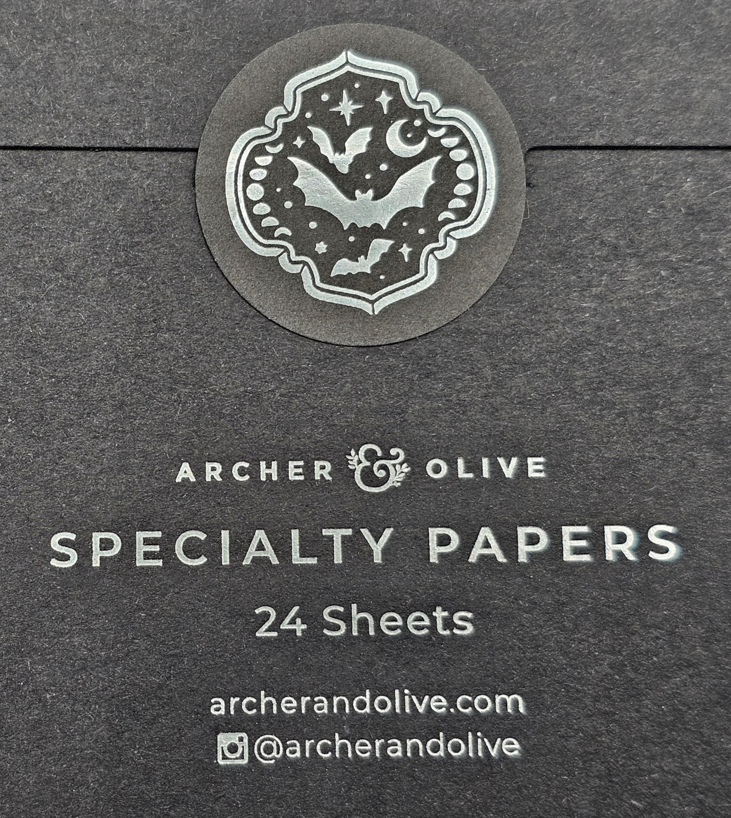 24 Sheets Archer & Olive Haunted Hollow Specialty Papers Halloween Box Scrapbook