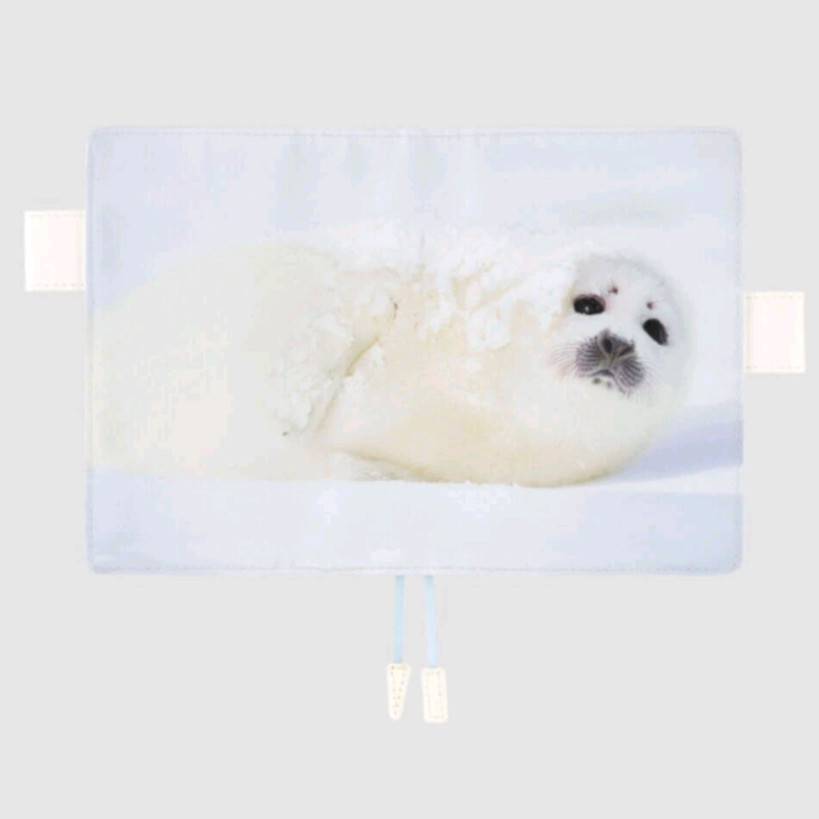 Hobonichi Techo Planner Cover Michio Hoshino Harp Seal Pup Original Size A6 New