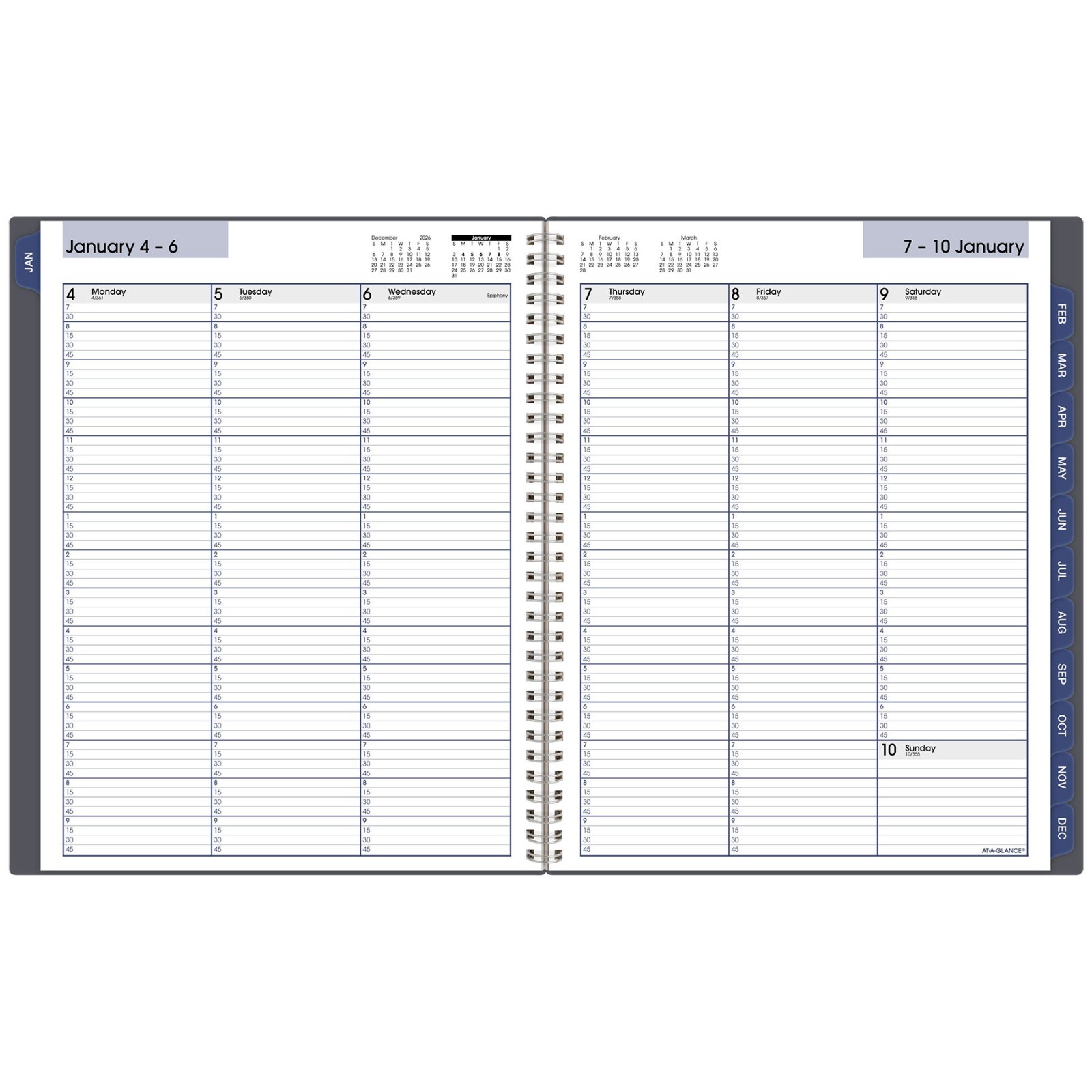 2027 At-A-Glance GC520-07 Weekly/Monthly Appointment Book, 8-1/2 x 11″