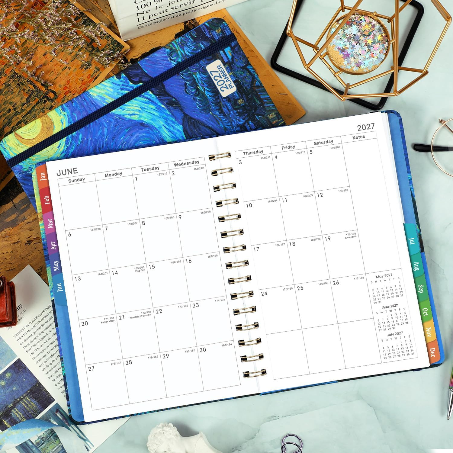 2027 Planner – Weekly ＆ Monthly Planner 2027, Jan.2027 – Dec.2027, 6.4″ X 8.5″,