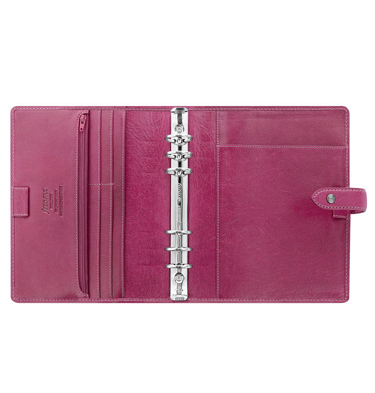 Filofax A5 Size Malden Organiser Planner Diary Notebook Fuchsia Leather – 026029