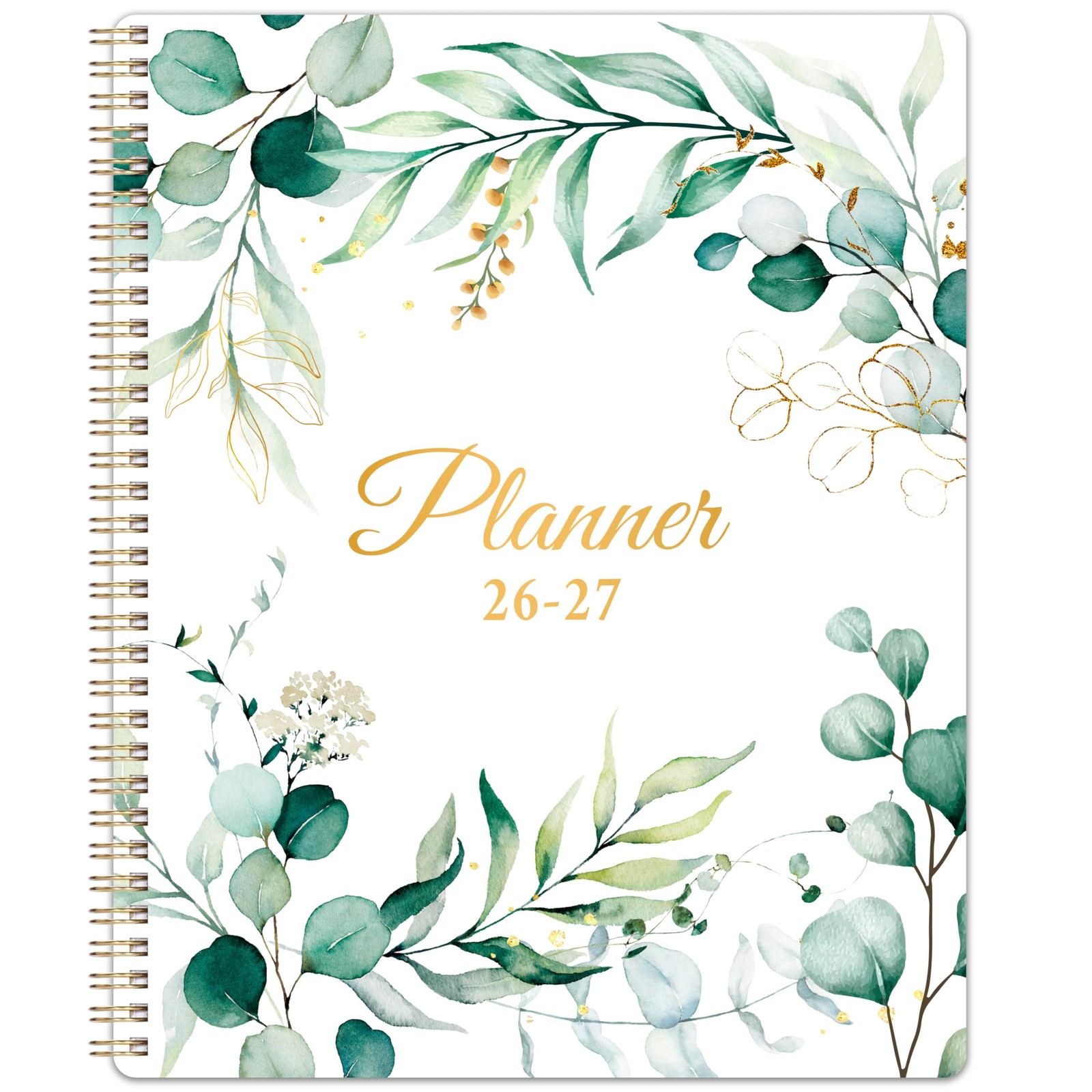 Planner 2026-2027 – 9″ x 11″ Weekly and x 11″, Green