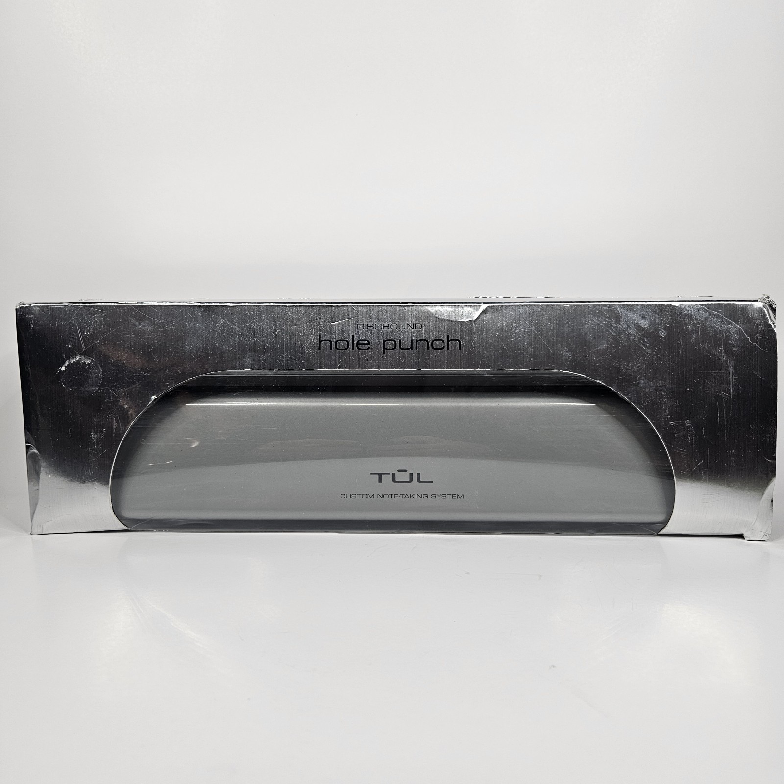 TUL Custom Note-taking System Hole Punch Silver 12 Punch NEW