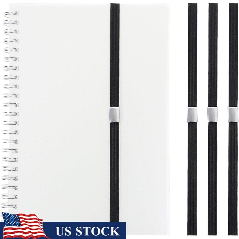Elastic Planner Bands Book Page Markers Stretchy Closure Straps Notebooks New