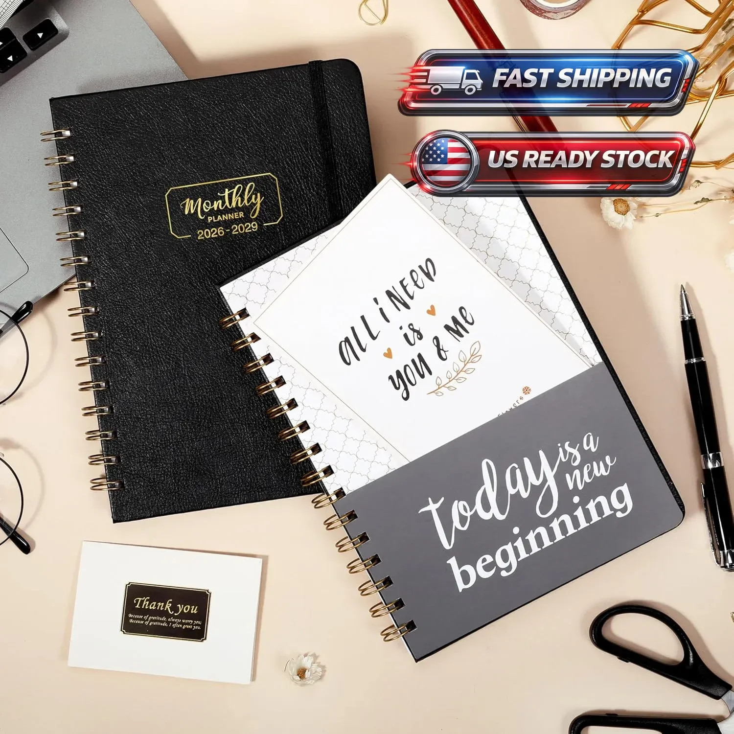 2026-2028 Monthly Planner – 3 Year Monthly Planner 2026-2028, Jan. 2026 – Dec