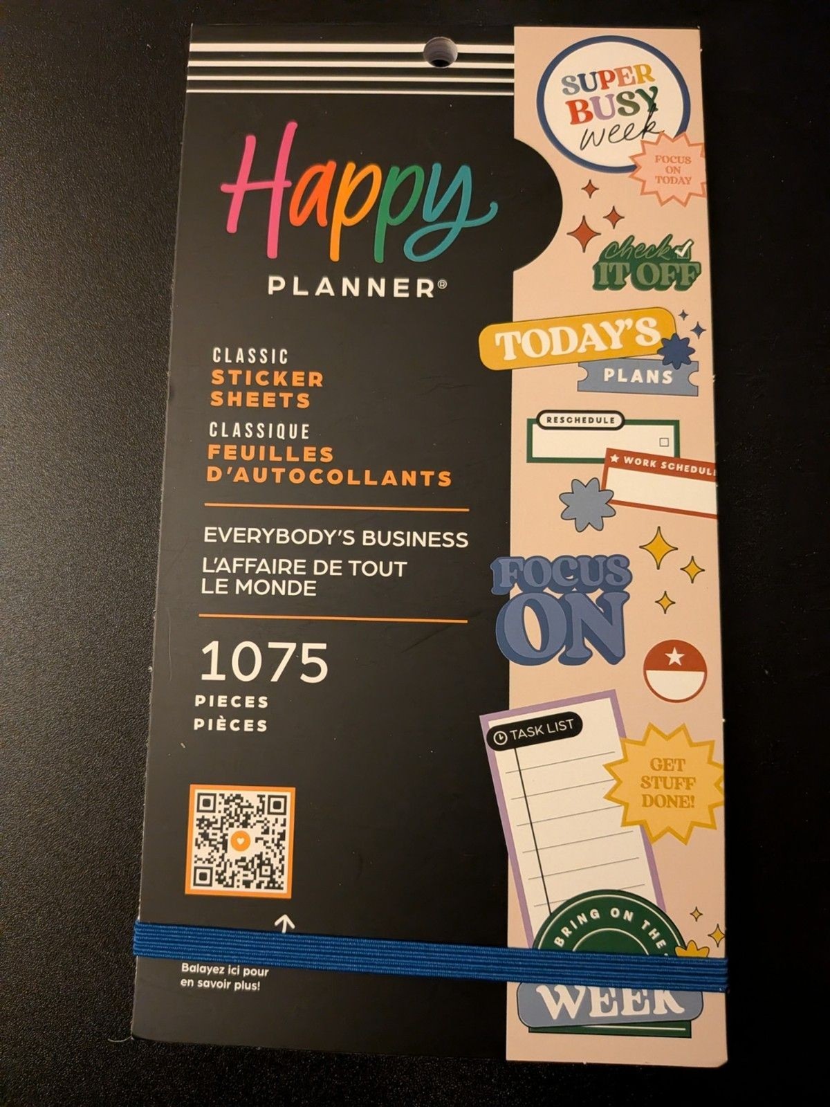 The Happy Planner Everybody’s Business Classic Stickers/1075 Pcs/New
