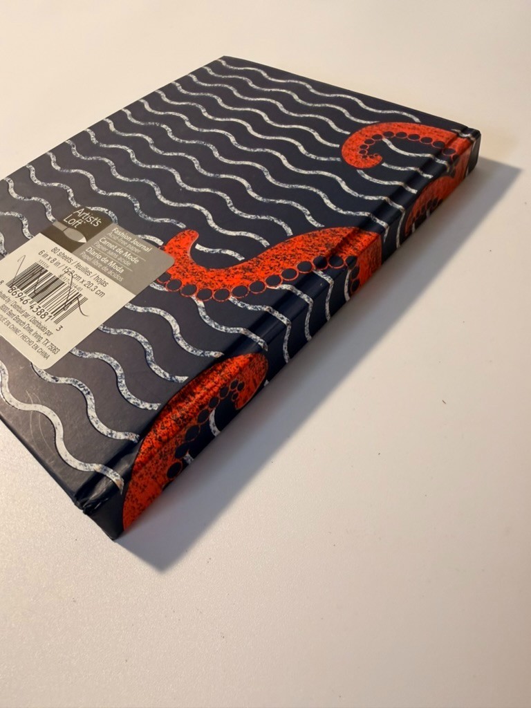 Artist’s Loft Journal Octopus Dark Day Cover Unique – Acid-Free Paper Unlined