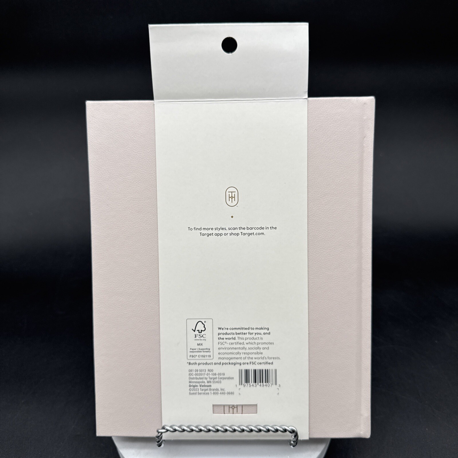 Undated Threshold Faux Leather Planner 7 In X 8 1/2 In (56 Sheets), New