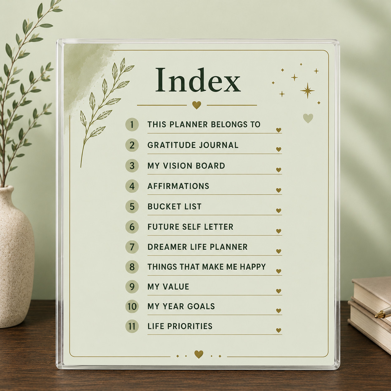 Digital Daily Planner PDF |Organizer Goal Planner | Printable | iPad | Tablet