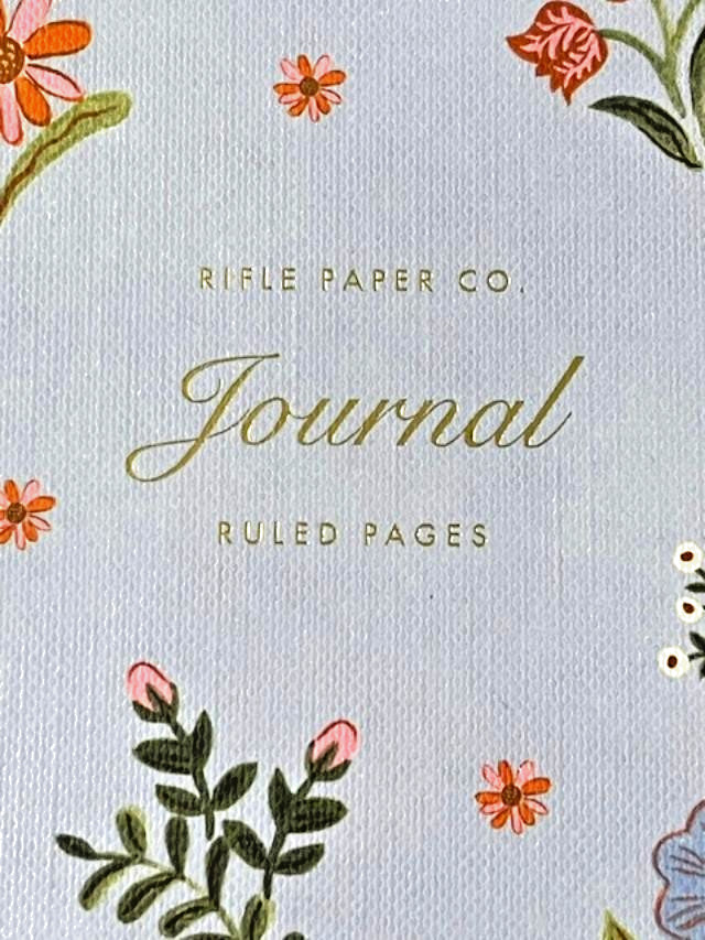 NEW! Rifle Paper Co Aster~ Soft Cover Journal/NotebooK Saddle Stitch~Ruled Pages