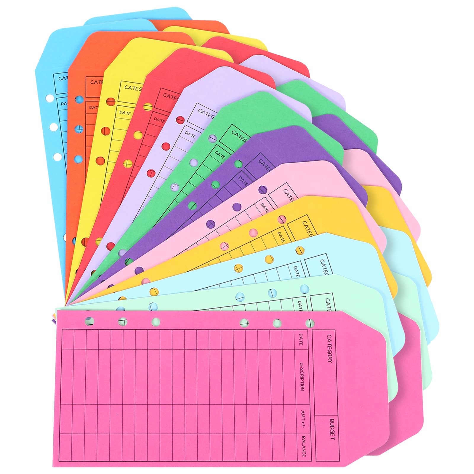 24Pcs Cash Envelopes for Budgeting,Cardstock Budget Envelopes for Cash Budgeting