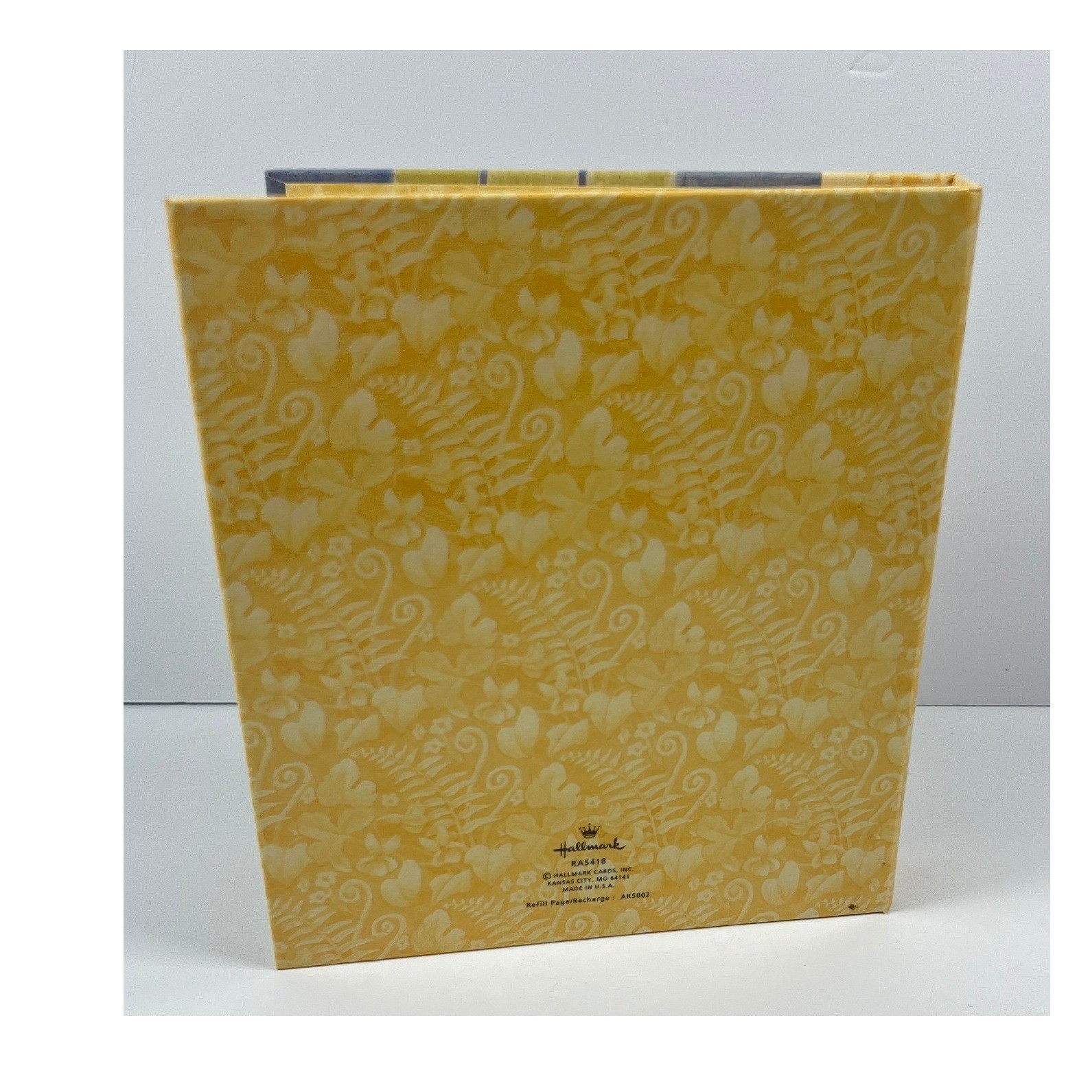 Hallmark Address Book Yellow NEW Mice Tea Party Refillable RA5418